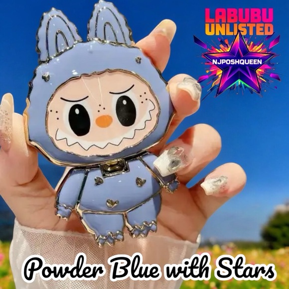 LABUBU Foldable Rotating Phone Stand with Mirror & Surprise Bonus Gift - Picture 10 of 11